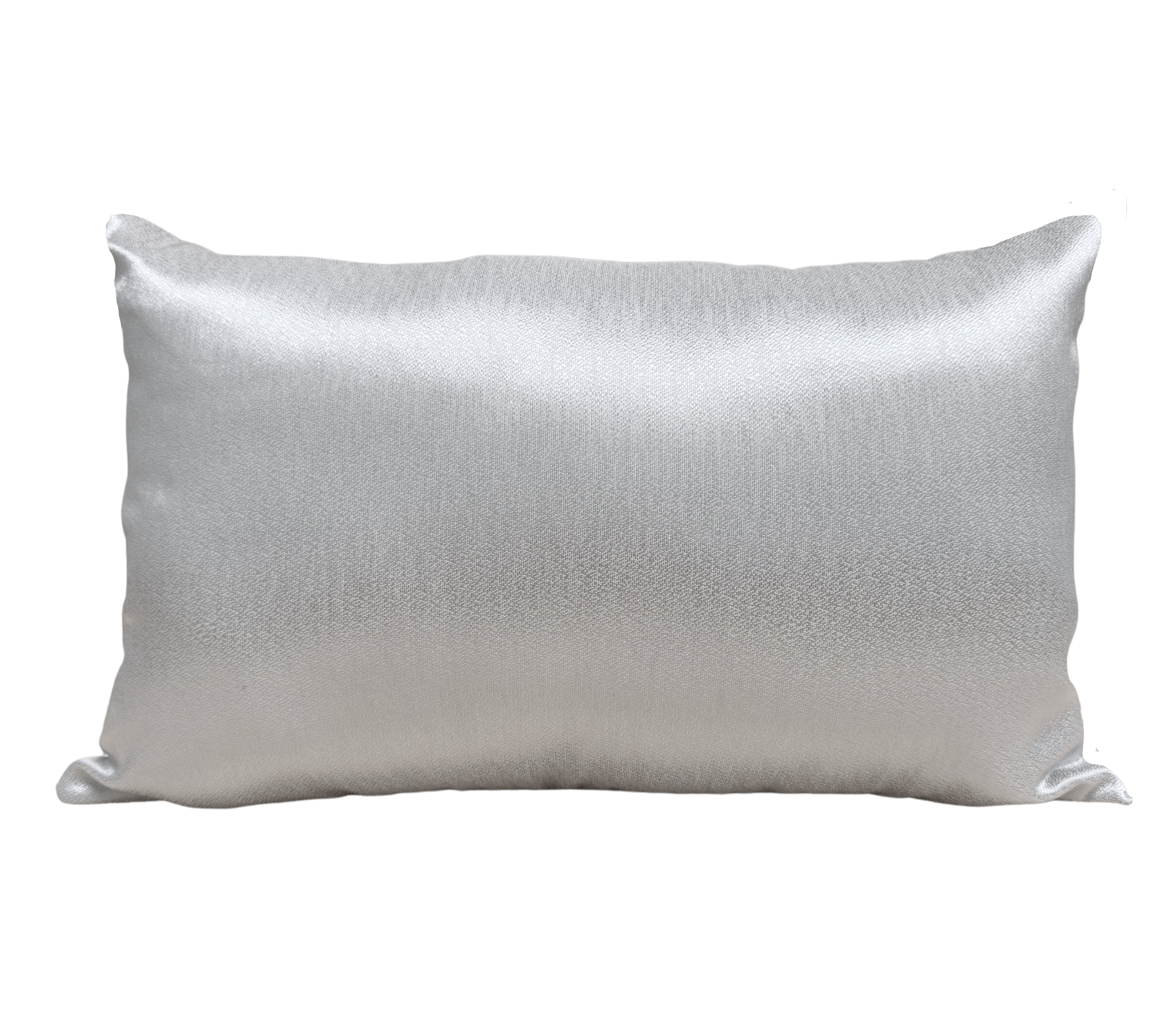 Almofada Pequena Lurex Prateado (30x50 cm)