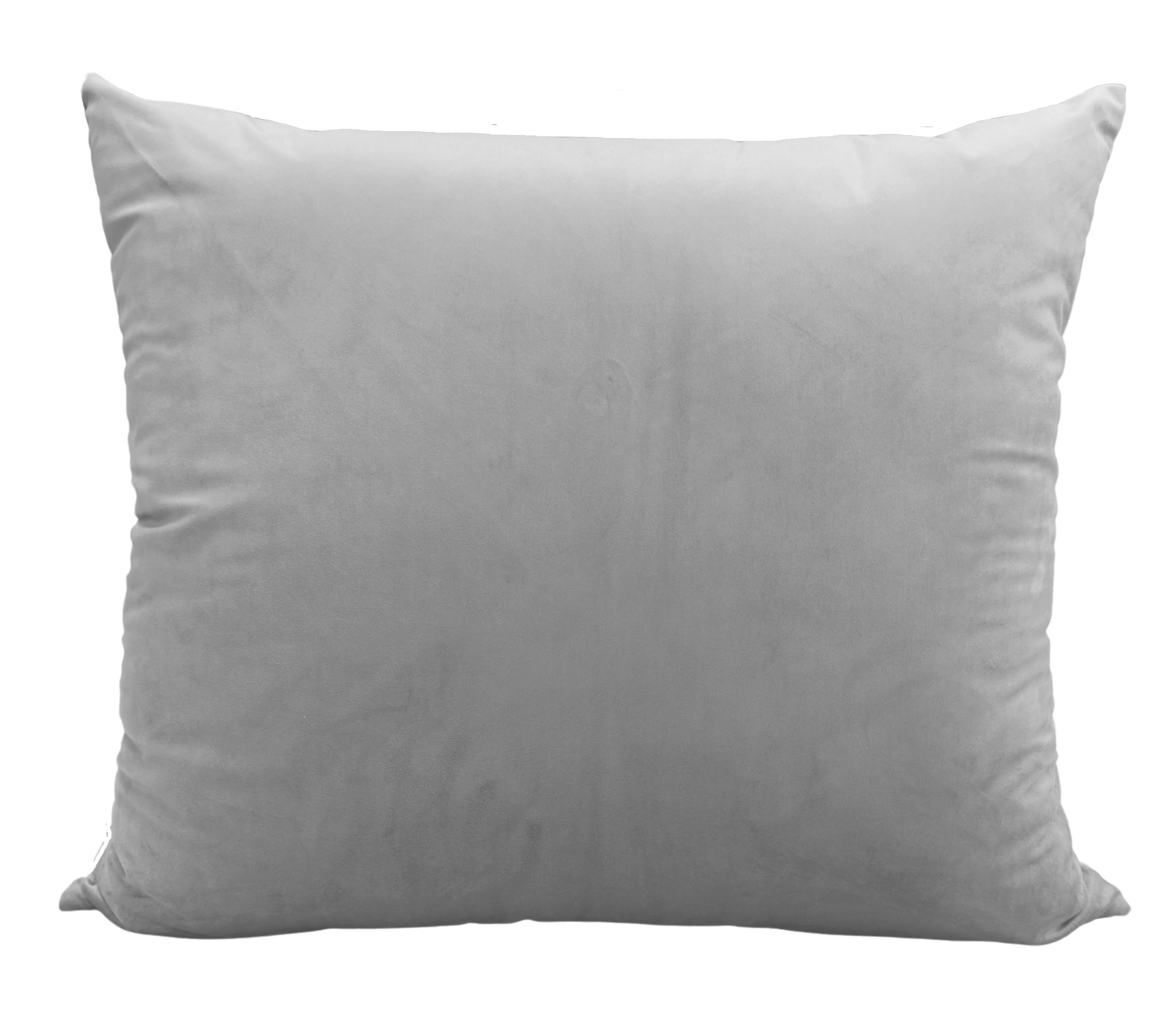 Almofada Grande Isa Cinza Claro (55x70 cm)