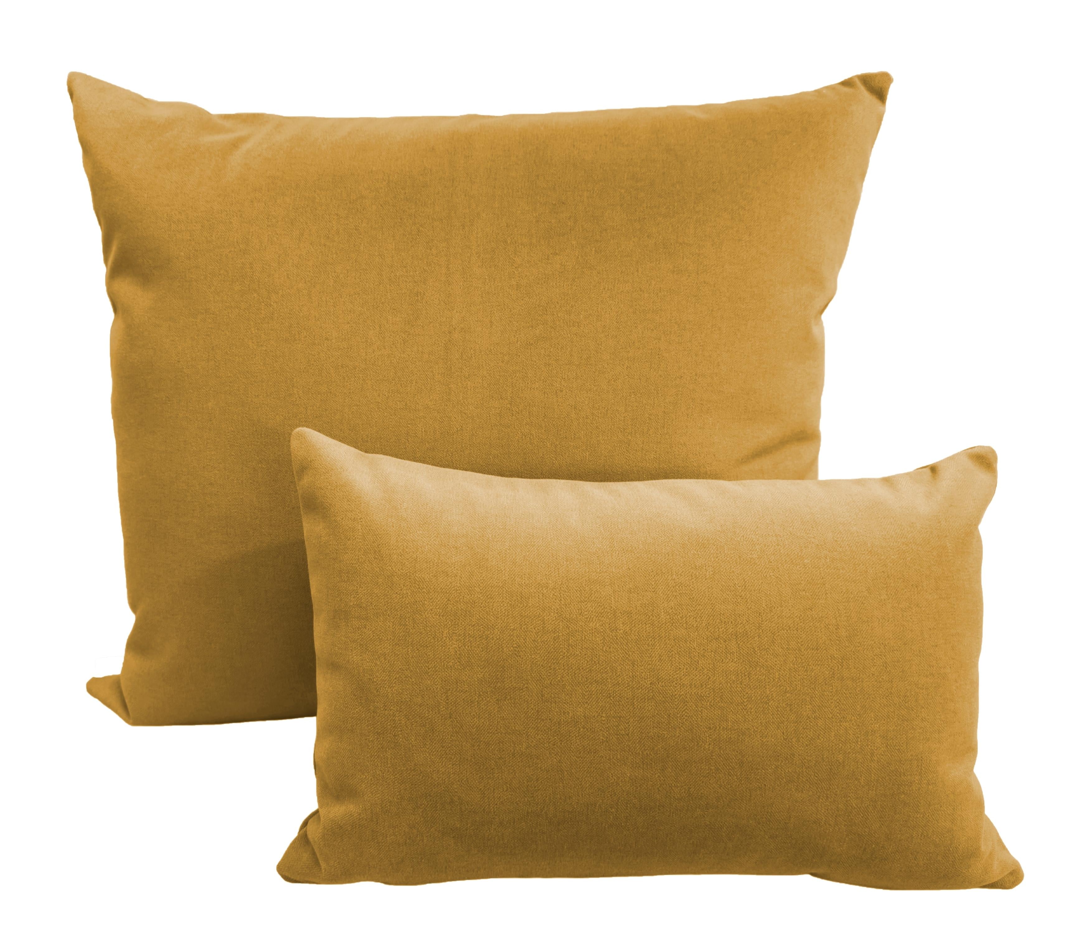 Almofada em Veludo Douro Amarelo