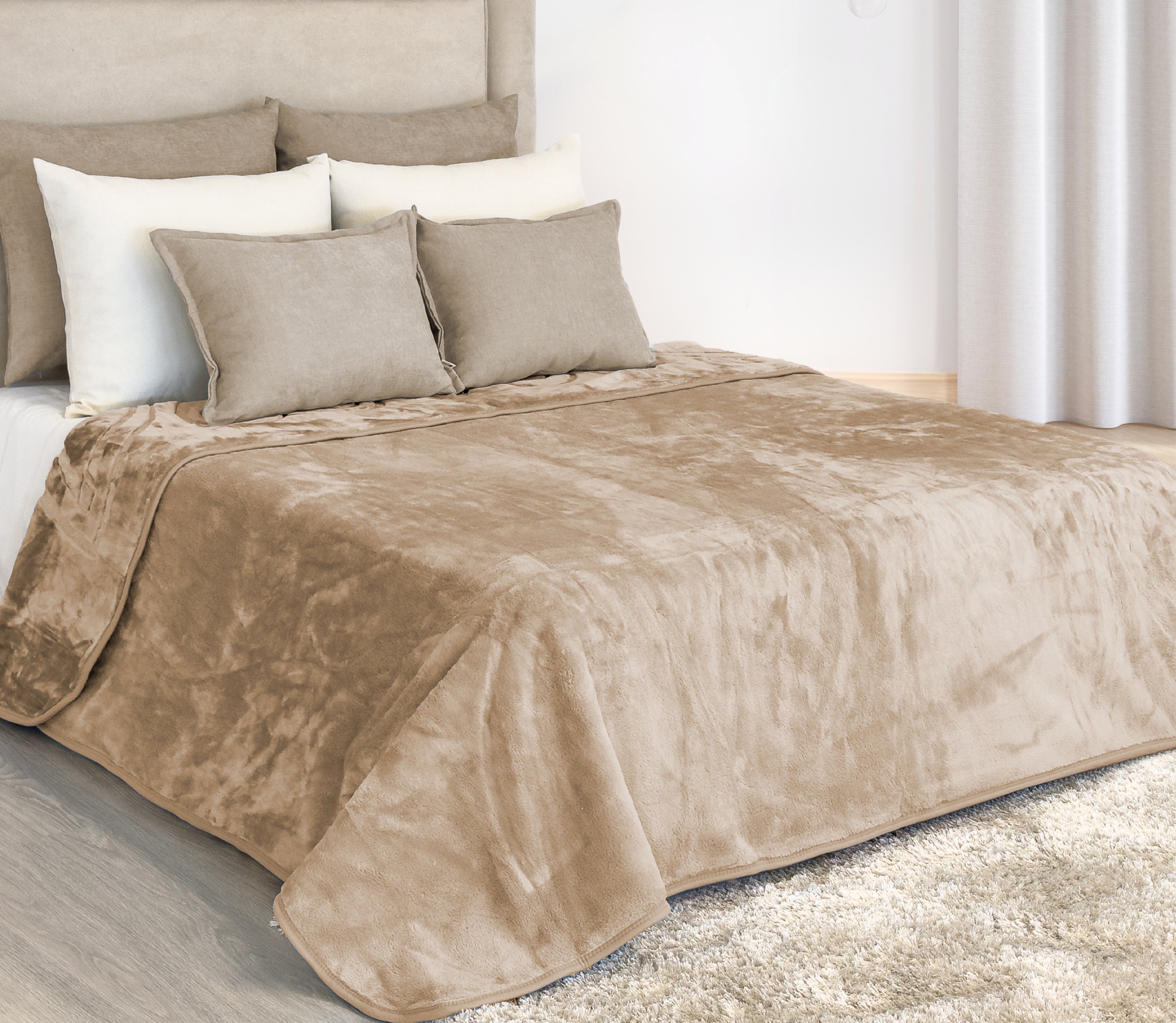 Cobertor Dupla Face Camel