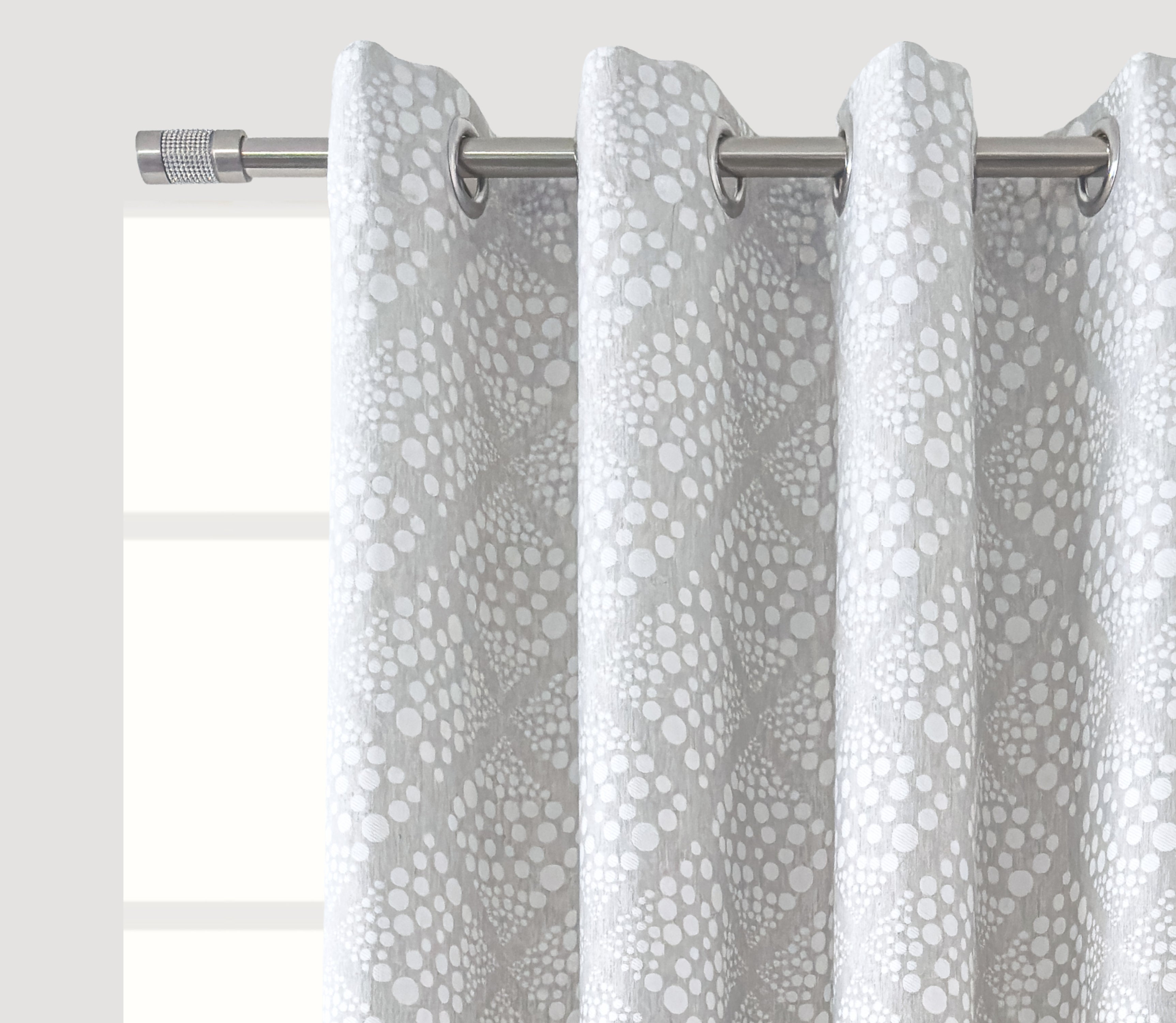 Cortinado Mila Cinza