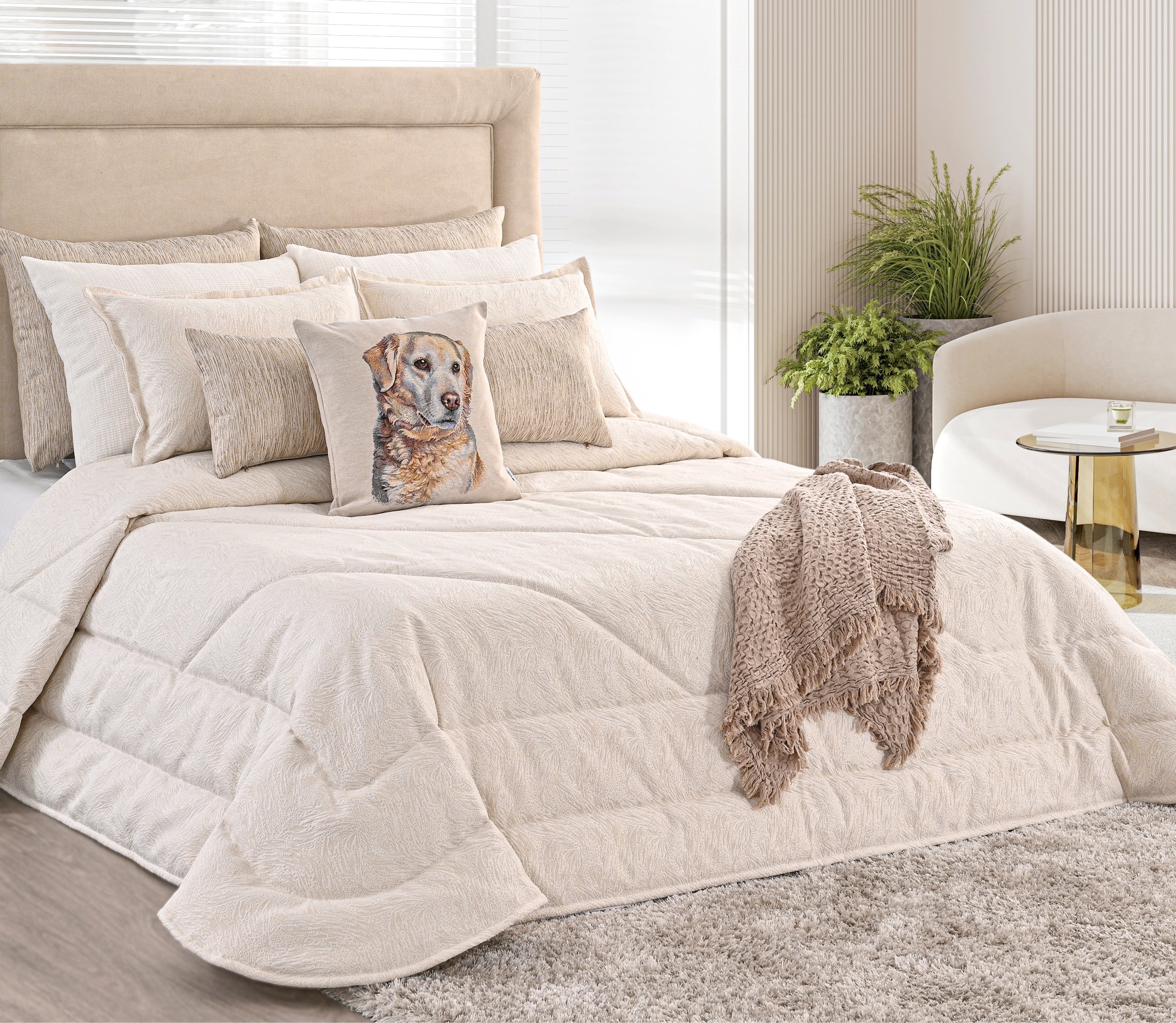 Edredon Gian Dourado