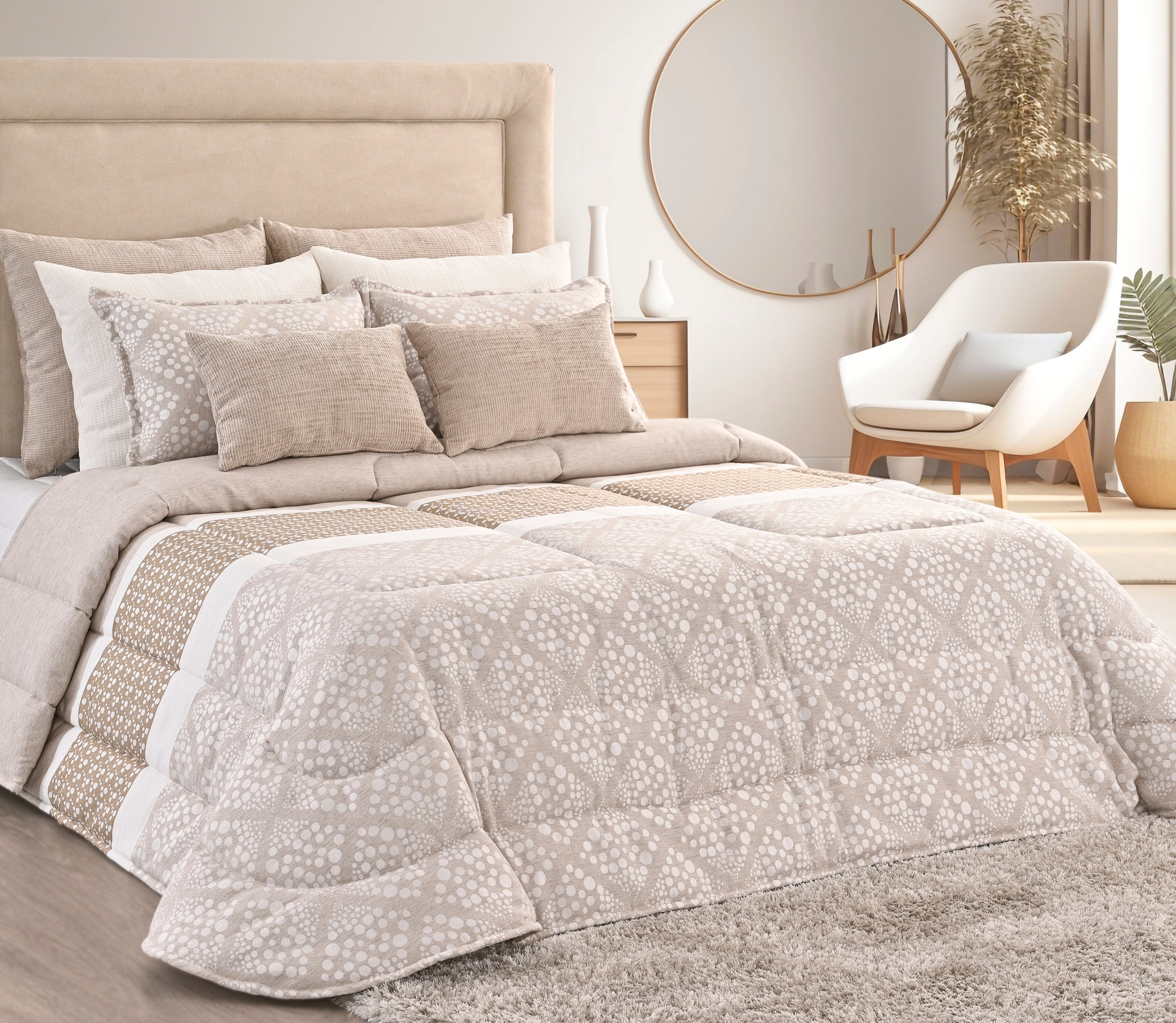 Edredon Mila Bege