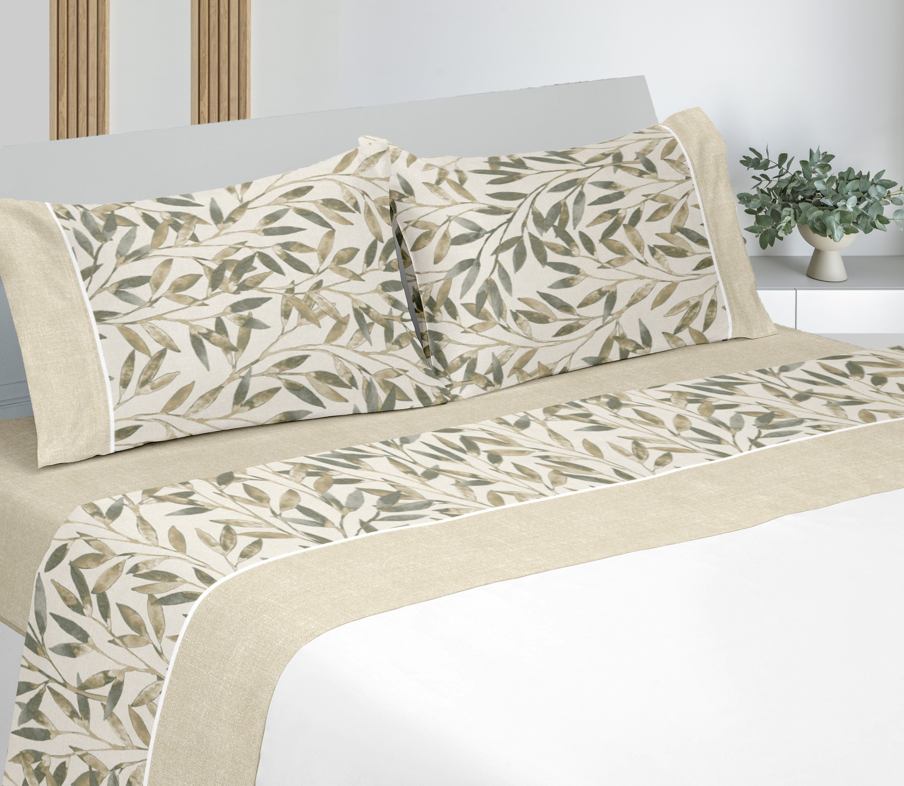 Jogo de Lençóis de Flanela Soria Verde