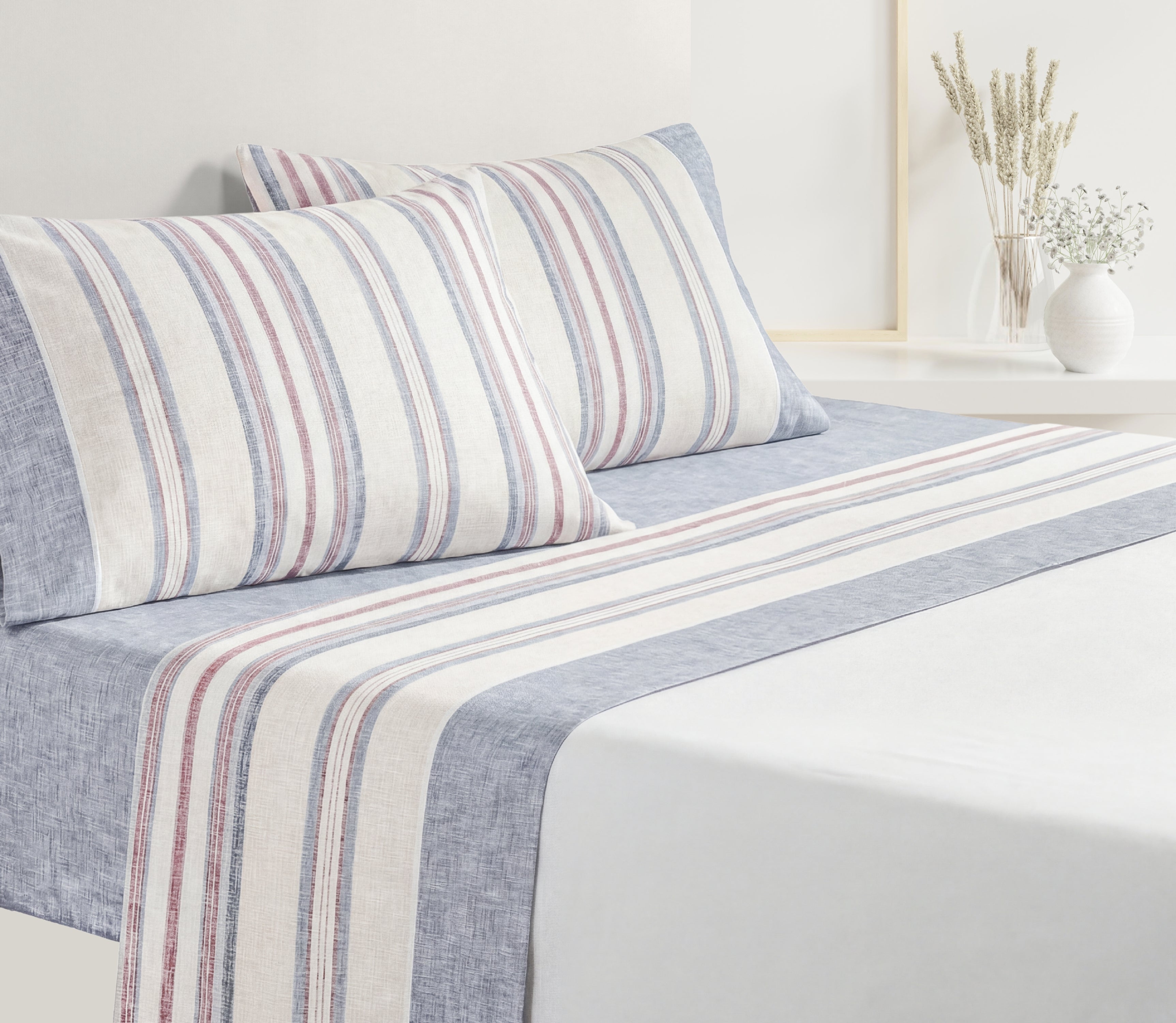 Lençóis em Algodão Niden Cinza