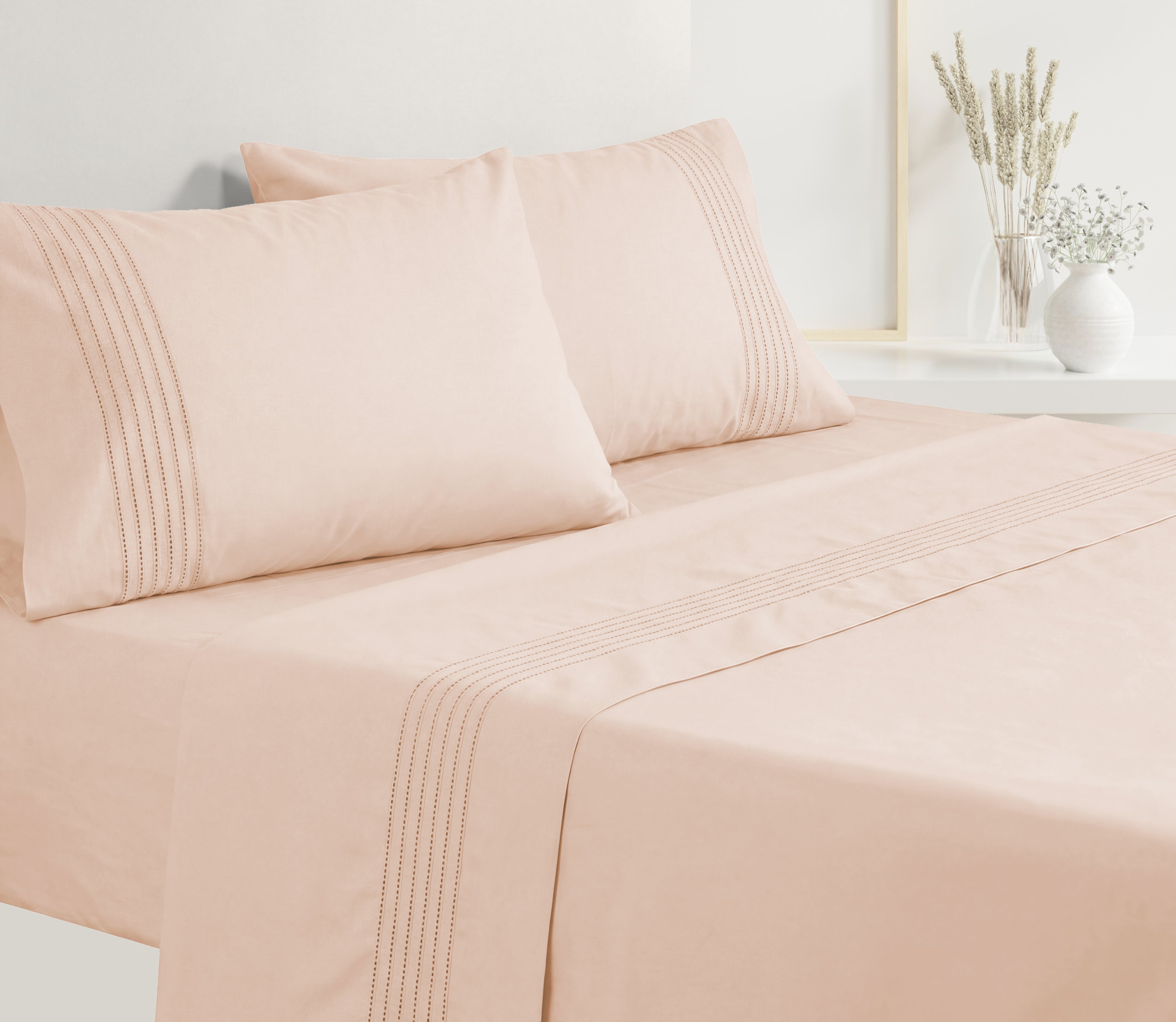 Lençóis Percal 200 Fios Zen Bege