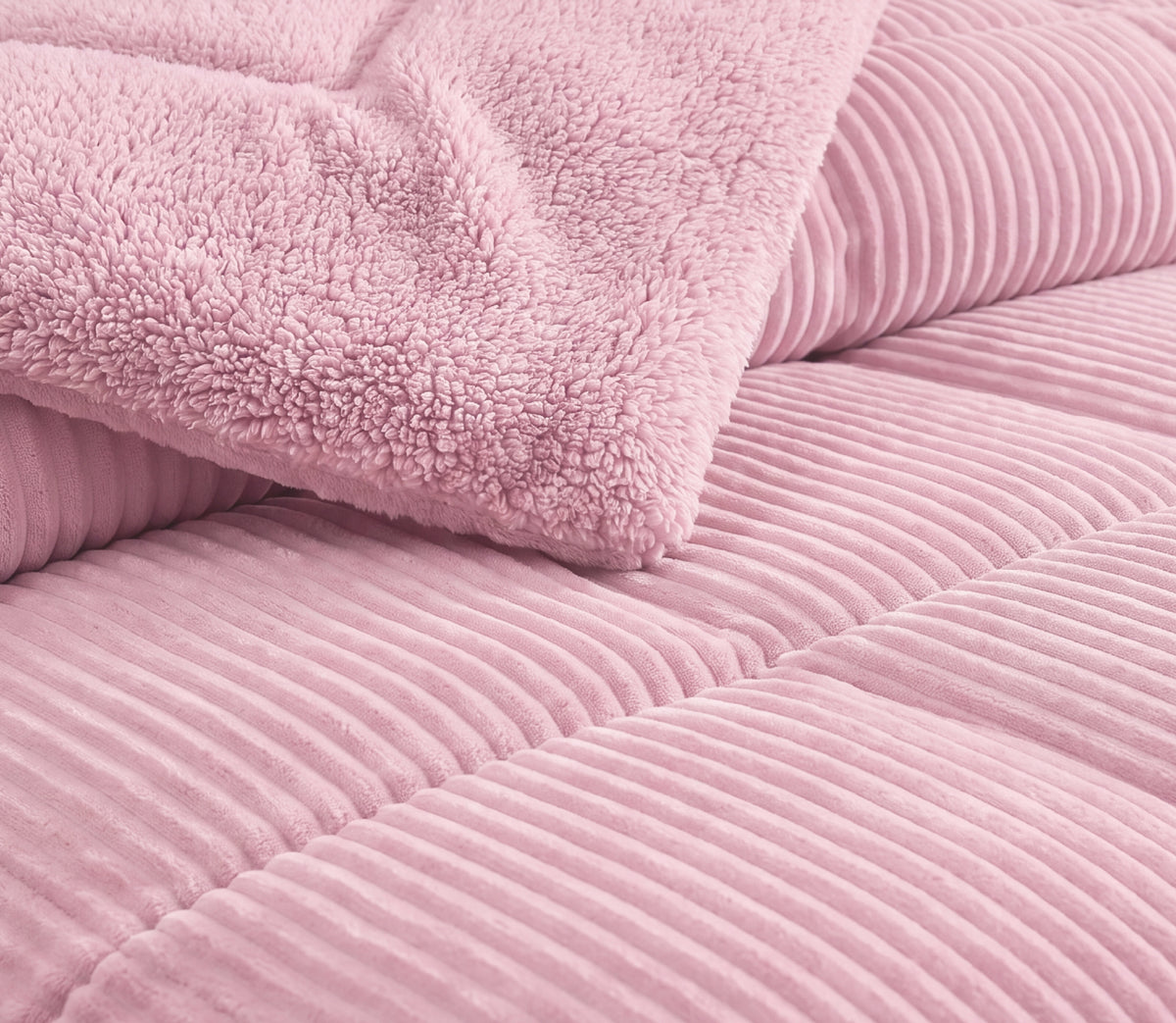 Edredon de Borrego Rubi Rosa